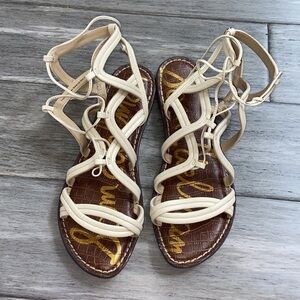 Sam Edelman Gasha Ivory Gladiator Sandals